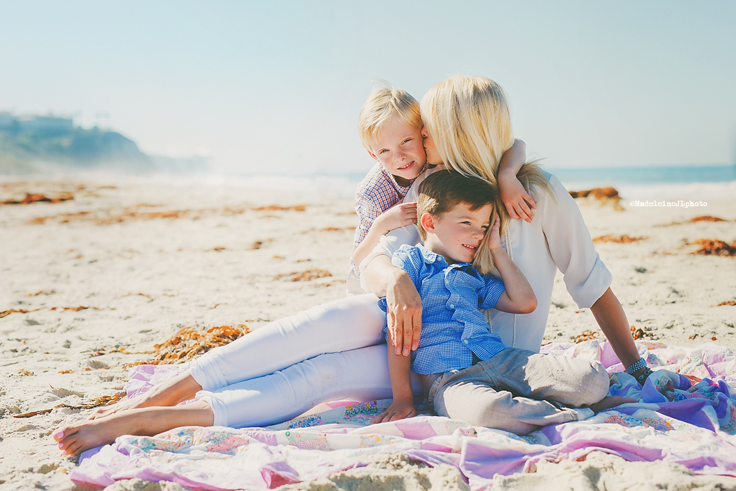 Orange County family beach session | Orange County family and kids photographer